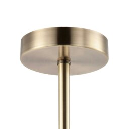 Rackhams Classic Antique Brass Ceiling Light Fixture to Showcase Lamp Shades - thumbnail 2