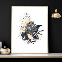 Rackhams Tropical wall mural - set of 3 wall art prints - A2 16.54 x 23.39 in / 42 x 59.4 cm - Matte Museum Quality Art Paper 290 gsm - White Frame - thumbnail 5