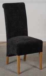 Rackhams Montana Fabric Dining Chair - Grey - 1 - thumbnail 3