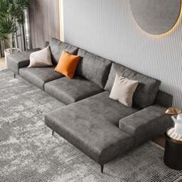 Rackhams Jarrod Three Seater, Four Seater, Five Seater Corner Sofa - Three Seater Corner 310cm - White - thumbnail 3