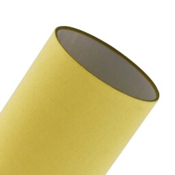Rackhams Contemporary and Stylish Mustard Ochre Linen Fabric Tall Cylindrical Lampshade - thumbnail 5