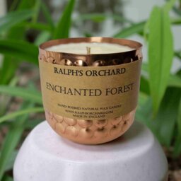 Rackhams Enchanted Forest (Pine) Scented Candle - Decorative Copper