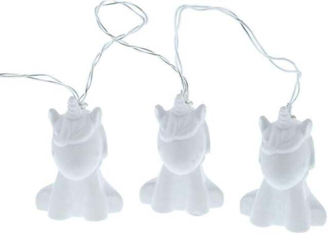 Rackhams Unicorn Colour Changing LED String Lights Approx 200cm Length - Plastic - Multi - String Light - image 1