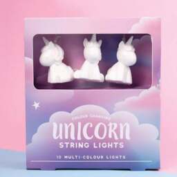 Rackhams Unicorn Colour Changing LED String Lights Approx 200cm Length - Plastic - Multi - String Light - thumbnail 3