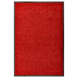 Rackhams Doormat Washable Red 60x90 cm - thumbnail 1