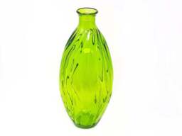 Rackhams Verano Recycled Glass - Ola Tall Vase - Orange - Recycled Glass - thumbnail 4