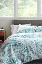 Rackhams Zebra Marble Duvet Cover Set - Single