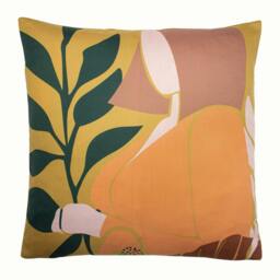 Rackhams Palma Cushion Cover - Multicoloured - One Size - Multicoloured - 100% Polyester