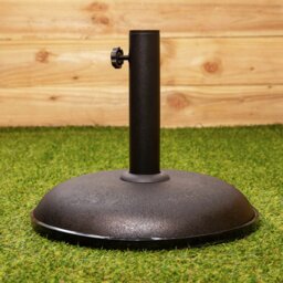 Rackhams 11kg Black Heavy Duty Round Garden Patio Parasol Umbrella Base - Outdoor Umbrella & Parasols - thumbnail 2