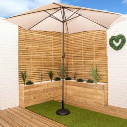 Rackhams 11kg Black Heavy Duty Round Garden Patio Parasol Umbrella Base - Outdoor Umbrella & Parasols - thumbnail 3
