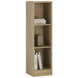 Rackhams 4 You Medium Narrow Bookcase in Sonama Oak - Sonama Oak - Wood - 1