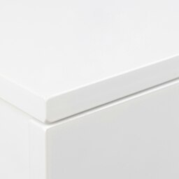 Rackhams Avignon Square Bedside Table with 1 Drawer in White - White - Manufactured wood - 1 - thumbnail 5