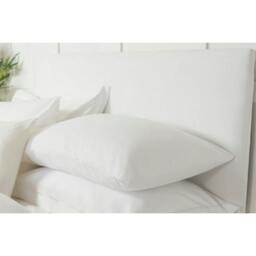 Rackhams Faux Suede Plain Headboard Cover - White - 70cm x 90cm - White - 90% Polyester/10% Spandex