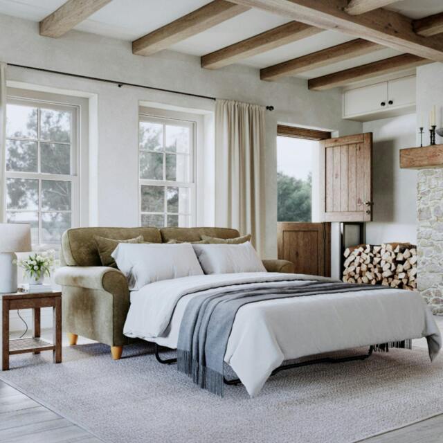 Rackhams Abingdon Sofa Bed - Winter Moss - image 1