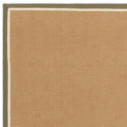 Rackhams Bordo Herringbone Jute Khaki Rug - 68x240cm - thumbnail 3
