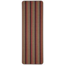 Rackhams Washable Brown Stripe Mats - 57X90 cm - thumbnail 3
