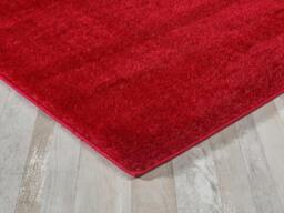 Rackhams Polyester Shaggy Rug - Red - 120cm x 170cm (4ft x 5.5ft) - thumbnail 2