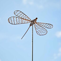 Rackhams Pantala Metal Dragonfly Garden Stake Decoration - Metal - thumbnail 4