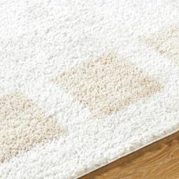 Rackhams Fossay Shag-Washable Beige Modern High Pile Rug - 200 x 275 cm - thumbnail 3