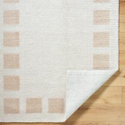 Rackhams Fossay Shag-Washable Beige Modern High Pile Rug - 200 x 275 cm - thumbnail 4
