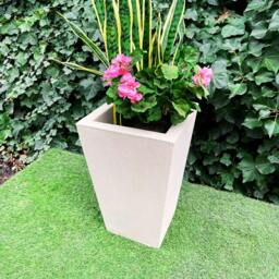 Rackhams Extra Large  Sandstone Classic Square Greek Style Planter Vase - thumbnail 1