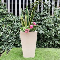 Rackhams Extra Large  Sandstone Classic Square Greek Style Planter Vase - thumbnail 2