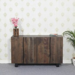 Rackhams Linden Live Edge Wood Sideboard - Matt - Wood - 1
