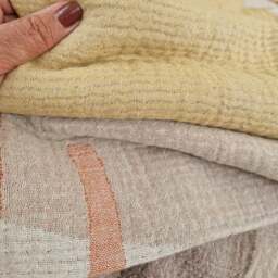Rackhams Sahara Muslin Cotton Throw Blanket - thumbnail 3