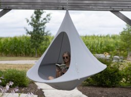 Rackhams Double Cacoon Hanging Chair - Moon River - thumbnail 2