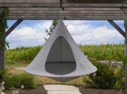 Rackhams Double Cacoon Hanging Chair - Moon River - thumbnail 3