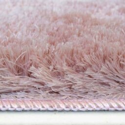 Rackhams Soft Washable Pink Shaggy Rug - SA-07 - Ø 100 cm - thumbnail 3