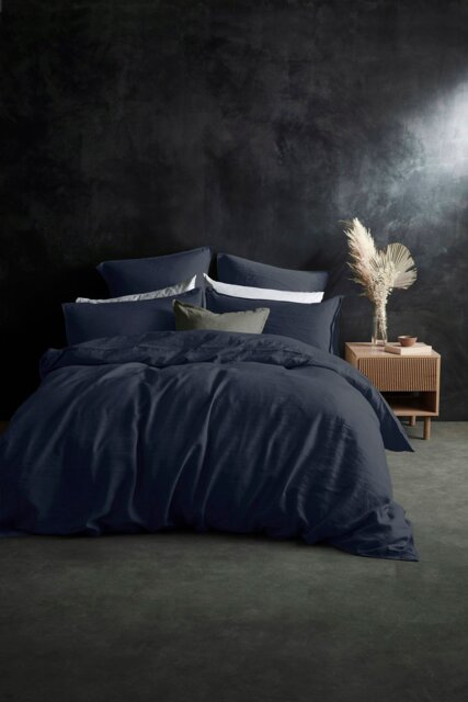 Rackhams Pillowcase - Navy - Standard - image 1