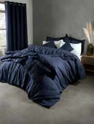 Rackhams Pillowcase - Navy - Standard - thumbnail 4
