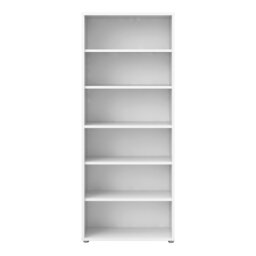 Rackhams Prima Bookcase 5 Shelves in White - White - Wood - 1 - thumbnail 2