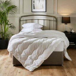 Rackhams Premium Suite 10.5 Tog Duvet - White - Single - thumbnail 1