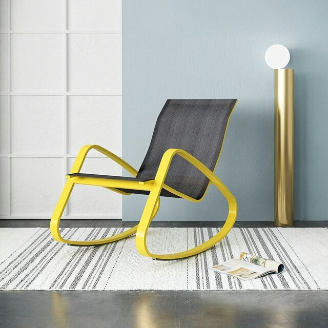 Rackhams IP023 Modern Rocking Chair, Indoor/ Outdoor Furniture - image 1