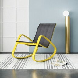 Rackhams IP023 Modern Rocking Chair, Indoor/ Outdoor Furniture - thumbnail 1