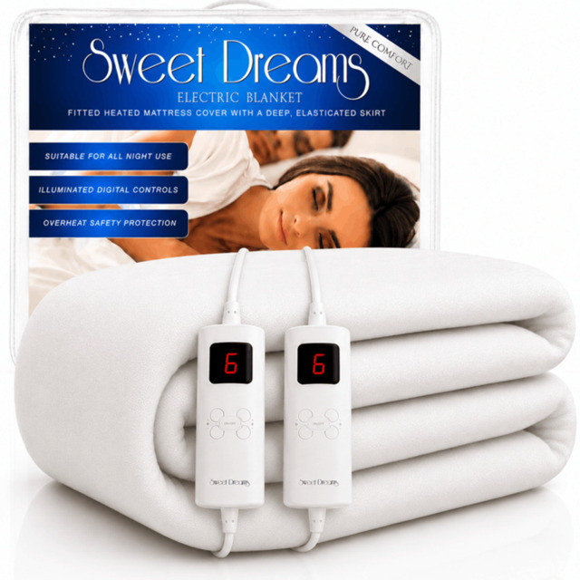 Rackhams Electric Blanket Super King Bed Size Machine Washable Elasticated Skirt - Overheat Safety - image 1