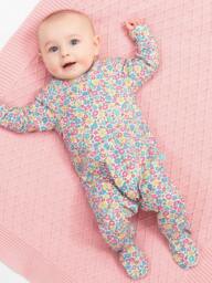 Rackhams Baby Organic Diamond Blanket Pink - One Size - Pink - thumbnail 3
