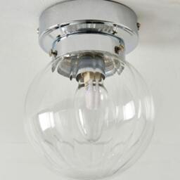 Rackhams Amelie IP44 Flush Polished Chrome Ceiling Light - thumbnail 4