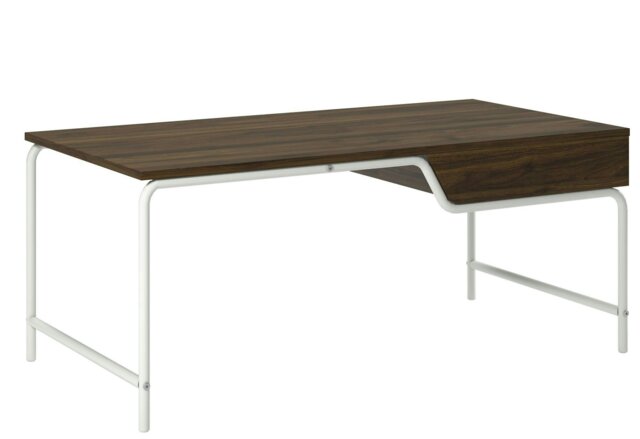 Rackhams Webster Coffee Table with 1 Drawer in Walnut Look - Brown - image 1