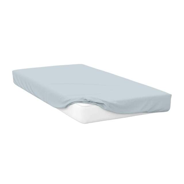 Rackhams 400 Thread Count Egyptian Cotton Fitted Sheet - Duck Egg Blue - Duck Egg Blue - Kingsize - 100% Egyptian Cotton - image 1