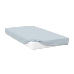 Rackhams 400 Thread Count Egyptian Cotton Fitted Sheet - Duck Egg Blue - Duck Egg Blue - Kingsize - 100% Egyptian Cotton - thumbnail 1