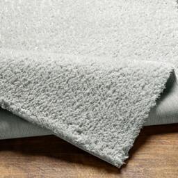 Rackhams Cloudy Shag-Modern Ivory Grey Soft Plush Pile Rug - 160cm_diameter - thumbnail 5
