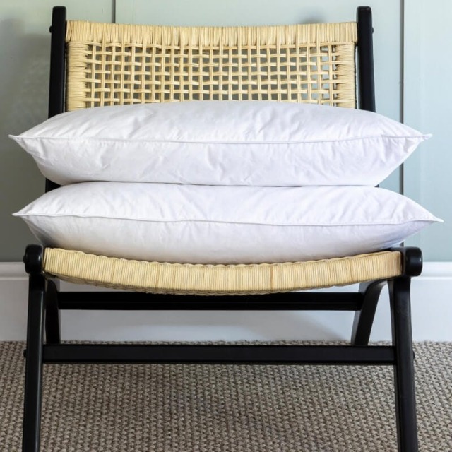Rackhams Duck Feather & Down Pillows - Firm - Standard - 4 Pack