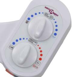 Rackhams Bidet Toilet Seat Attachment Hot Cold Water Single Nozzle - thumbnail 4