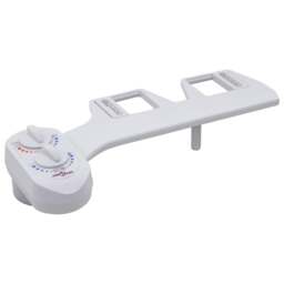 Rackhams Bidet Toilet Seat Attachment Hot Cold Water Single Nozzle - thumbnail 3
