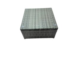 Rackhams 12 Seat Poly Rattan Outdoor Patio Coffee Table Corner Sofa Set with 4 Stool 2 Chairs for Garden Backyard Dark Grey Mixed - thumbnail 3