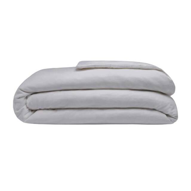 Rackhams Brushed Cotton Duvet Cover - Heather - Double - Heather - 100% Cotton - image 1