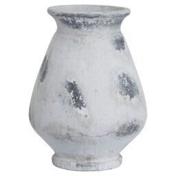 Rackhams Naxos Large Antique Style Vase - White - One Size - White - 100% Ceramic - thumbnail 2